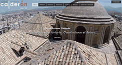 Desktop Screenshot of construccionescalderon.com